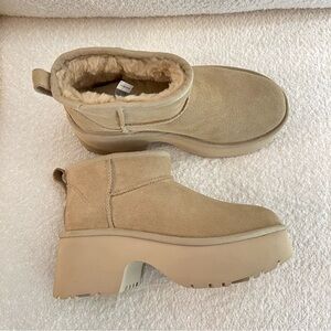 Women's UGG® Classic Ultra Mini New Heights Platform Boot.